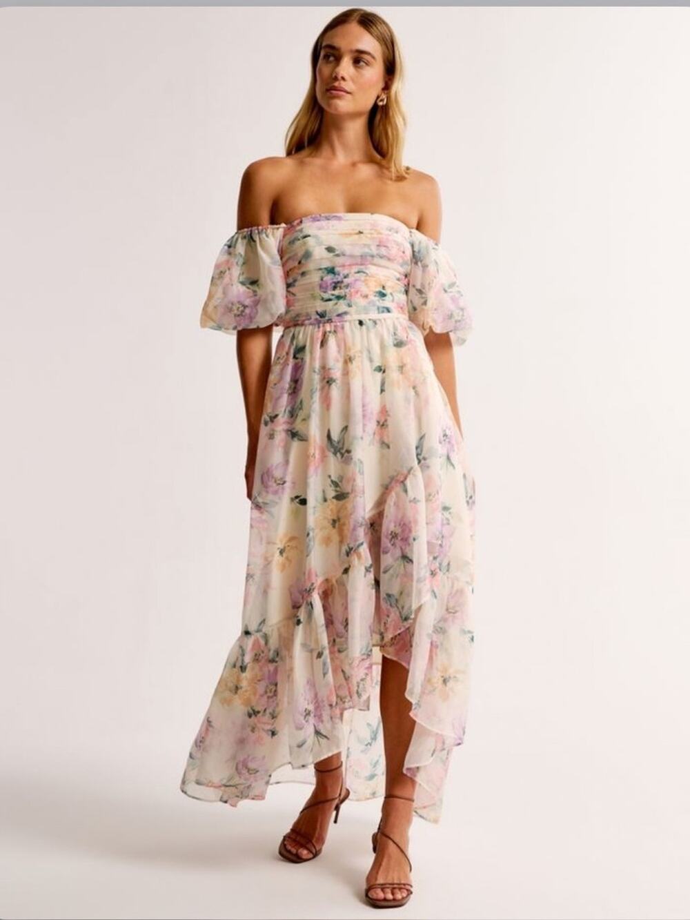 Abercrombie & Fitch NWTs Emerson Off The Shoulder Dress size Small Petite